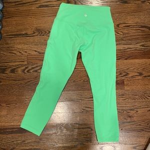 Lululemon align 23’ pistachio leggings